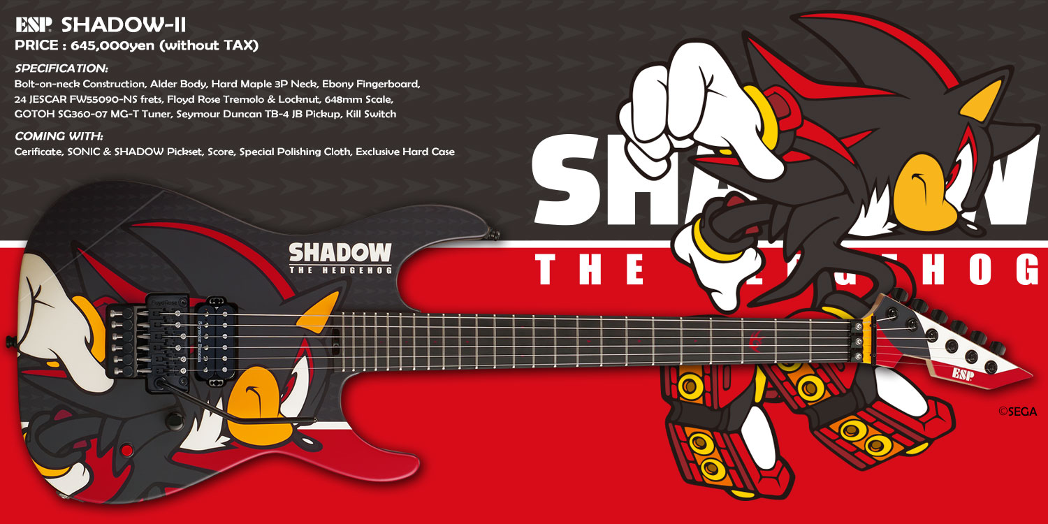 ESP Sonic the Hedgehog 25th Anniversary | SevenString.org