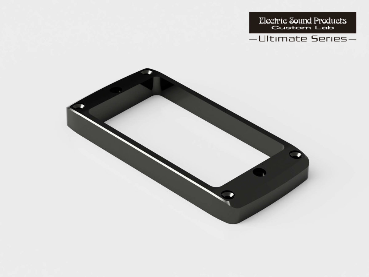 ESP Beveled PU Ring Flat-R Brass Black
