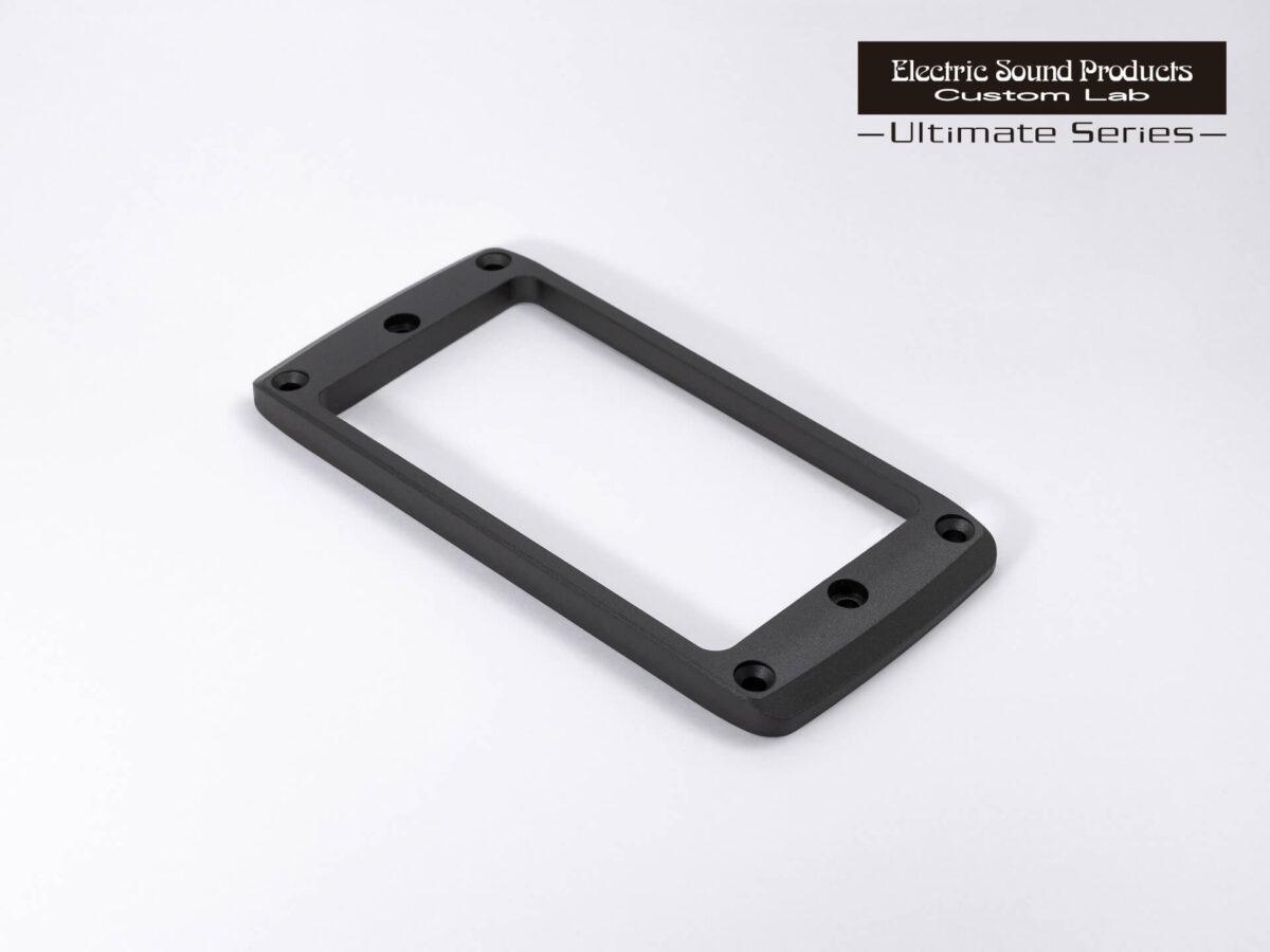 ESP Beveled PU Ring Flat-F Brass Black Satin