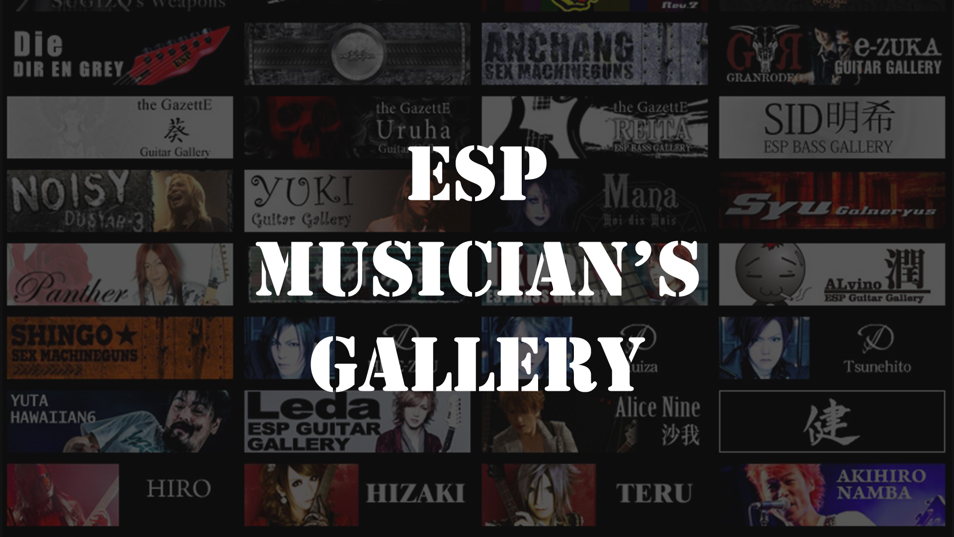 ESP MUSICIAN'S GALLERY