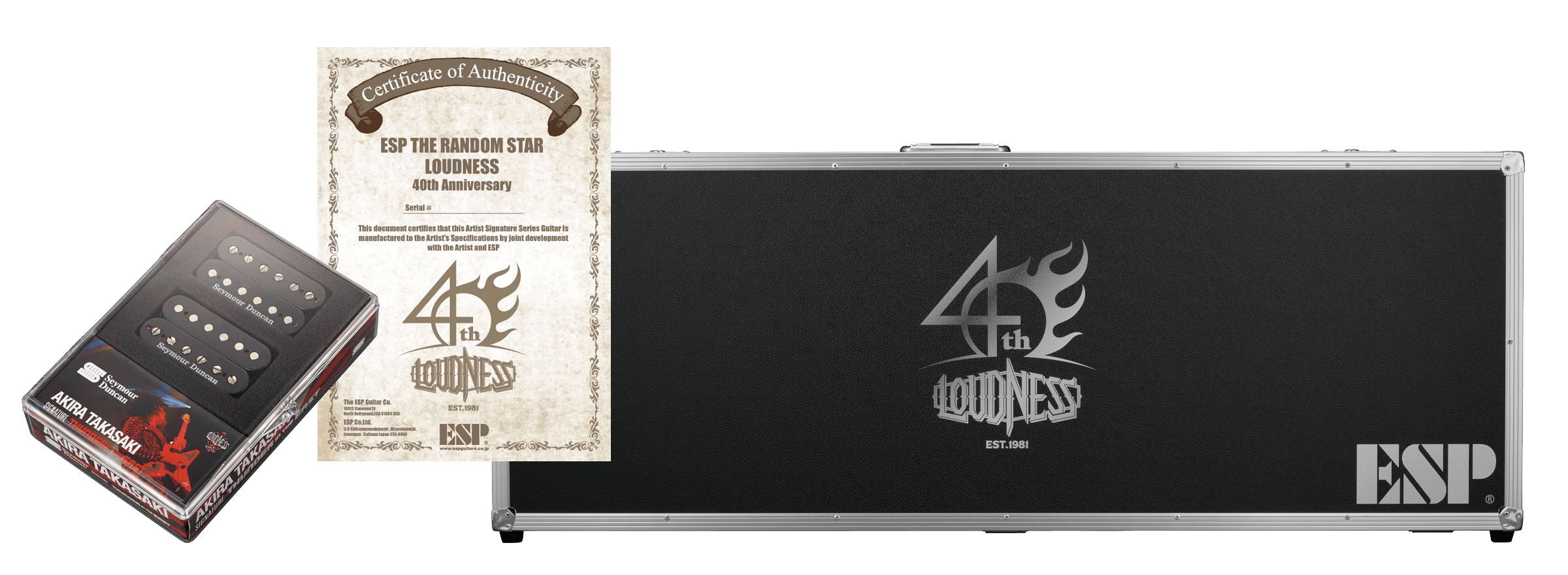 LOUDNESS 40周年を記念した、特別なRANDOM STAR®とPPJを限定で発売 