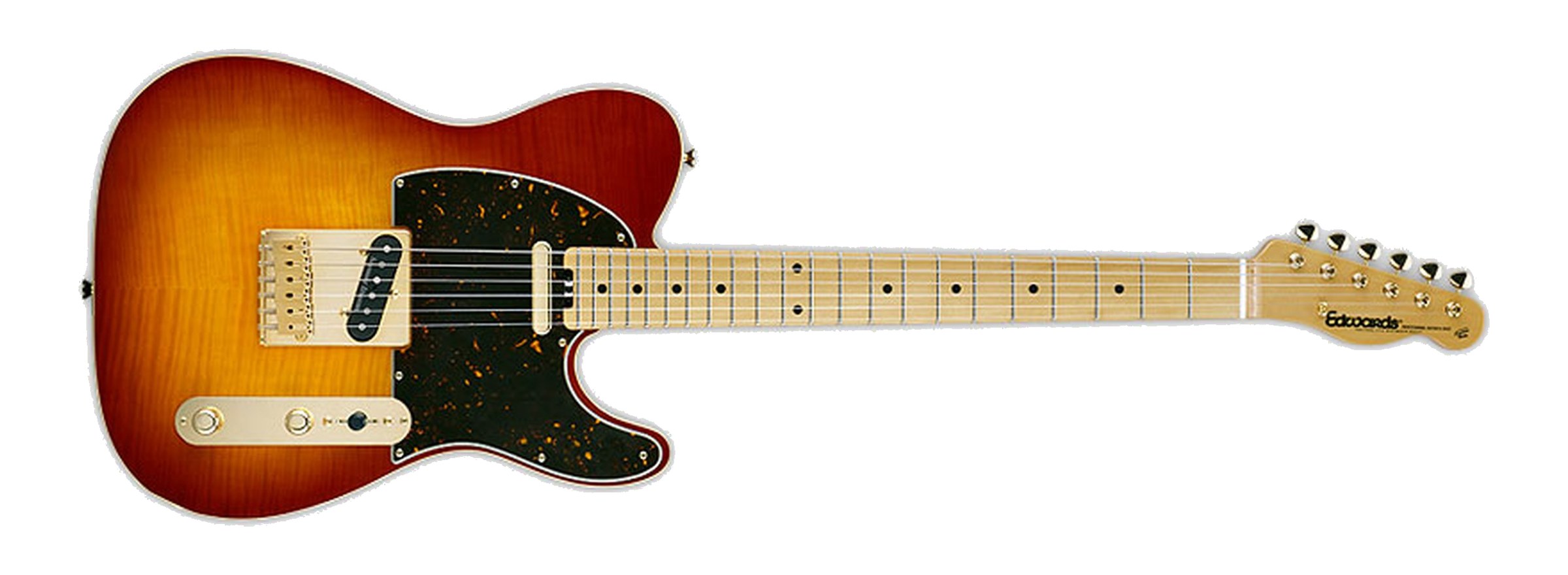 Edwards テレキャスター DuncanPU バインディング E-TE E-TE-105FM | ESP GUITARS